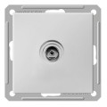 Розетка TV Schneider Electric W59, скрытый монтаж, хром матовый, RTS-151-5-86