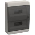 Корпус ЩРН-П-24 TEKFOR IP41 черн. прозр. дверь пластик. IEK TF5-KP12-N-24-41-K01-K03