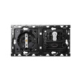 Simon 100 Кит 2 поста механизм 1 розетка Schuko + 1 з/у USB SC 2.1A + 1 переключатель (проходной) + суппорт