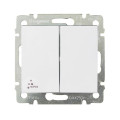 Механизм переключателя проходного 2-кл. СП Valena 10А IP44 250В бел. Leg 770098
