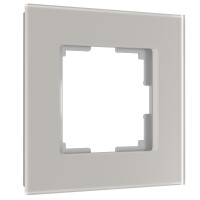 W0013117/ Рамка на 1 пост Senso (дымчатый, стекло soft-touch)
