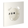 Накладка для розетки с заземлением и защитными шторками, с USB A+A, S70 (хлопок)