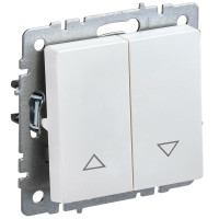 IEK BRITE BASE Жемчуг Выключ. жалюзи 10А ВС10-1-5-БрЖ