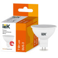 Лампа светодиодная MR16 7Вт 3000К тепл. бел. GU5.3 630лм 230-240В IEK LLE-MR16-7-230-30-GU5