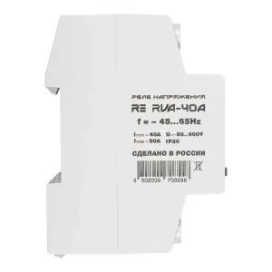 Реле напряжения ROSTOKELECTRO RE RVA-40A с ЖК-дисплеем 46-688