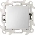 Переключатель проходной S24 Harmonie 10AX 250В с системой PushGo алюм. Simon 2420201-033
