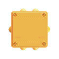 Коробка ответвительная FS 100х100х50мм IP56 6п 450В 6А 4кв.мм с кабельными вводами и клеммниками пластик. DKC FSB11604