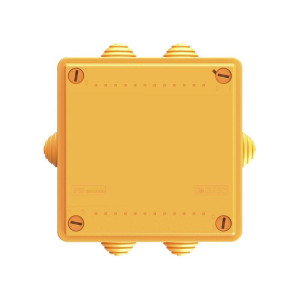 Коробка ответвительная FS 100х100х50мм IP56 6п 450В 6А 4кв.мм с кабельными вводами и клеммниками пластик. DKC FSB11604