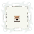 Розетка компьютерная СП Simon 24 RJ45 кат.5E UTP IP20 механизм сл. кость Simon 2410598-031