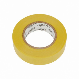 Изолента ПВХ 0.13х19мм 25м желт. Kranz KR-09-2202