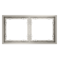 Рамка пластиковая VOLTUM S70 на 2 поста, (кашемир)