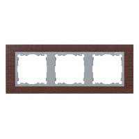 Рамка 3 поста Simon SIMON 82 NATURE, венге, 82937-65