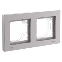 ATLASDESIGN AQUA 2-постовая РАМКА, IP44, АЛЮМИНИЙ ATN440302