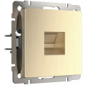 W1181010/ Розетка Ethernet RJ-45 (шампань рифленый)