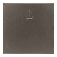 Накладка на кнопку звонка EKF ВАЛЕНСИЯ, графит, ESV10-L-026-60