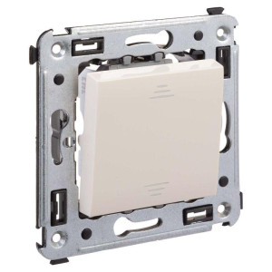 Переключатель 1-кл. 2мод. СП Avanti Ванильная дымка 16А IP20 беж. DKC 4405113