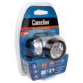 Налобный  фонарь LED5310-7F3 (7LED 3 режима; 3хR03 в комплекте; метал.) Camelion 7534