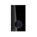 Simon 100 Черный глянец Hub Pro Simon iO с розеткой Schuko 2Р+Е 16А 250В~