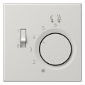 Накладка на термостат Jung LS 990, светло-серый, LSFTR231PLLG