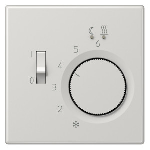 Накладка на термостат Jung LS 990, светло-серый, LSFTR231PLLG