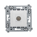 Розетка телевизионная одиночная TV СП Avanti Белое облако DKC 4400503