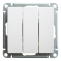 Трехклавишный выключатель Schneider Electric W59, белый, VS0510-351-1-86
