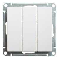 Трехклавишный выключатель Schneider Electric W59, белый, VS0510-351-1-86