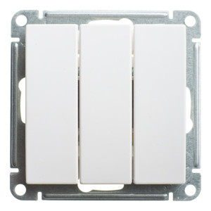Трехклавишный выключатель Schneider Electric W59, белый, VS0510-351-1-86