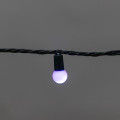Гирлянда светодиодная Мультишарики 20м d15мм 200LED мульти (RG/RB) 11Вт 230В IP44 мигание провод зел. Neon-Night 303-609