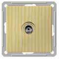 Розетка TV Schneider Electric W59, скрытый монтаж, сосна, RTS-151-7-86
