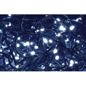 Гирлянда Нить 5м 50LED бел. IP20 провод зел. 230В с контроллером 8 режимов IEK LGDB110-2-050-05-G-S-20
