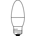Лампа светодиодная LED Value LVCLB75 10SW/830 10Вт свеча матовая E27 230В 10х1 RU OSRAM 4058075579538