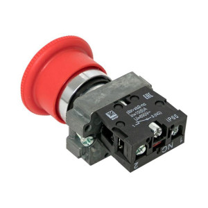 Кнопка Грибок BS542 NC IP65 поворотн. красн. PROxima EKF xb2-bs542-65