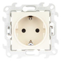 Розетка 1-м СП Simon 24 16А IP20 2P+E Push&Go защ. шторки механизм сл. кость Simon 2420432-031