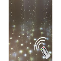 Гирлянда светодиодная Дождь 3х3м 300LED с крючками для крепления тепл. бел. 8 режимов мигания питание от USB 5В пульт ДУ КОСМОС KOC_CUR-U103