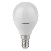 Лампа светодиодная LED Antibacterial P 7.5Вт шар матовая 6500К холод. бел. E14 806лм 220-240В угол пучка 180град. бактерицидн. покрыт. замена 75Вт OSRAM 4058075561694