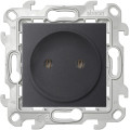 Розетка Simon SIMON 24 HARMONIE, скрытый монтаж, графит, 2450442-038
