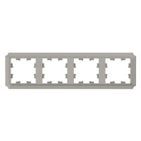 ATLASDESIGN ANTIQUE 4-постовая РАМКА, универсальная, ШАМПАНЬ ATN100504