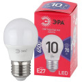 Лампа светодиодная RED LINE LED P45-10W-865-E27 R 10Вт P45 шар 6500К холод. бел. E27 Эра Б0045355