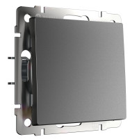 W1112064/ Выключатель одноклавишный проходной (графит матовый)