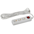 Удлинитель 3х3м с заземл. 16А IP20 U-3es-3m-3х1 ПВС 3х1 с выкл. Эра Б0028378