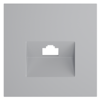 Накладка для розетки компьютерной RJ45 кат.6, S70 серый