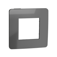 Рамка 1-м UNICA STUDIO никельантрацит SchE NU280253