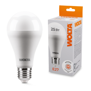 Светодиодная лампа WOLTA 25S67BL25E27 25Вт 4000К E27
