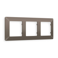 AF110633 Рамка ALFA Line Темная бронза матовый 3-ая AMBRELLA VOLT