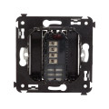 Диммер кнопочный СП для LED ламп Avanti Черный матовый DKC 4412343