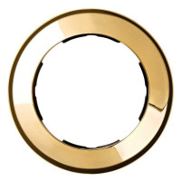 Рамка 1 пост Simon SIMON 88, золотой, 88610-36