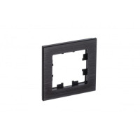 ATLASDESIGN NATURE 1-постовая РАМКА, МЕТАЛЛ ОНИКС ATN312301