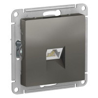 ATLASDESIGN РОЗЕТКА компьютерная RJ45 кат. 5e, механизм, СТАЛЬ ATN000983