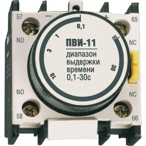 Приставка ПВИ 11 0.1-30сек 1НО+1НЗ KARAT IEK KPV10-11-1